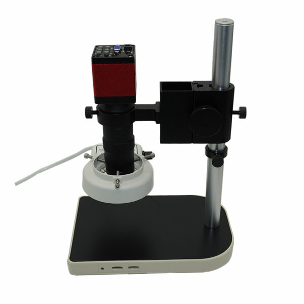 1080P 60F/S HD VGA Industrial Microscope Camera 130X C Mount Lens 56 LED Ring Light For Phone Chip Repair