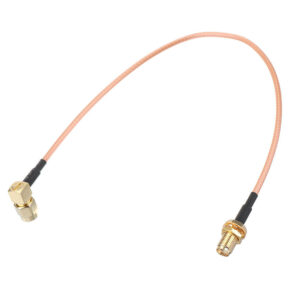 10Pcs 20CM SMA cable SMA Male Right Angle to SMA Female RF Coax Pigtail Cable Wire RG316 Connector Adapter