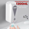 1200mL Automatic Infrared Sensor Hand-Free Touchless Spray Foam Soap Dispenser