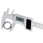 150mm LCD Solar Digital Caliper Carbon Fiber Composite Measuring tool