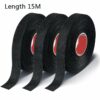 15M Heat-resistant Flame Retardant Tape Coroplast Adhesive Cloth Tape For Car Cable Harness Wiring Loom Protection