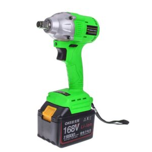168V Cordless Portable Small Size brushless Electric Wrench Tool Lithium Battery With Fast Charger