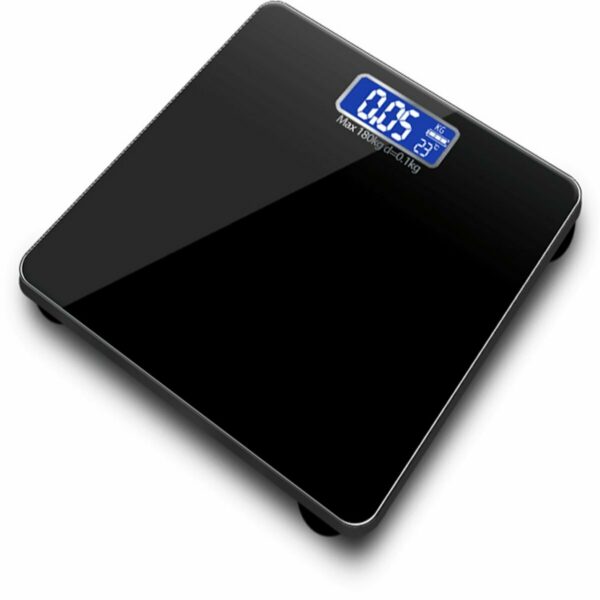 180KG LCD Digital Body Fat Weight Scale Tempered Glass Fitness Health Balance