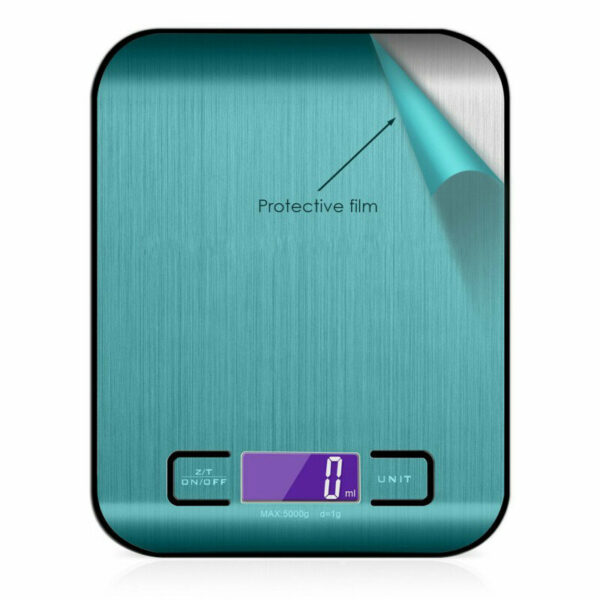 22 LB / 10000g Electronic Kitchen Scale Digital Food Scale Stainless Steel Weighing Scale LCD High Precision Measuring Tools