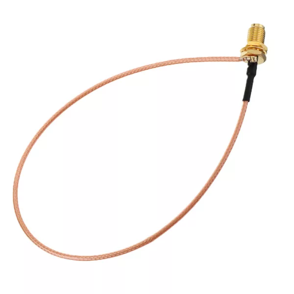 25CM Extension Cord U.FL IPX to RP-SMA Female Connector Antenna RF Pigtail Cable Wire Jumper for PCI WiFi Card RP-SMA Jack to IPX RG178