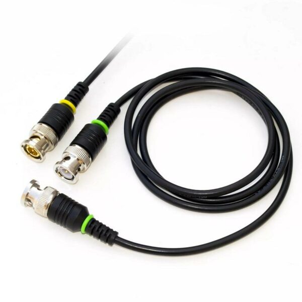 3Pcs Y102P 1M Pure Copper BNC To BNC Q9 Oscilloscope Test Cable