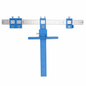 40CMX25CM Multifunctional Adjustable Ruler 5MM Hole Ruler For Handles Knobs on Doors Drawer Pull with Inch and Metric Units
