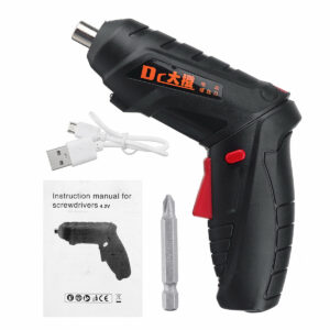 48V Rechargeable Cordless Electric Screwdriver Li-ion Battery Screw Driver Portable Wood Drilling Tool