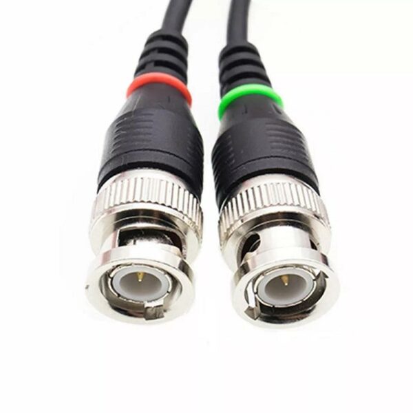 5Pcs Y110 BNC To RCA Male Plug Cuttings 1.5 Meters Oscilloscope Test Cable