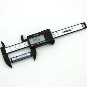 ANENG 100mm 4inch LCD Digital Caliper Vernier Micrometer Electronic Carbon Fiber