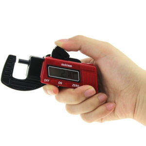 ANENG 12.7mm Digital Thickness Gauge Mini Dial Thickness Meter Carbon Fiber Composite Width Measurement Tool