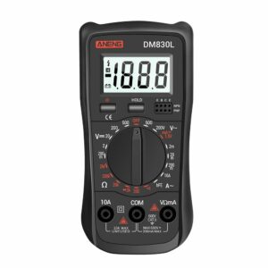 ANENG DM830L Digital Multimeter Meter Testers 1999 Count Electrical Transistor Capacitance DC / AC Multimeter With LCD Backlight