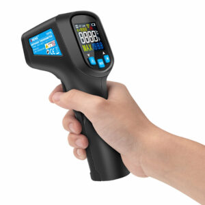 ANENG  TH01A -50 ~ 400 ℃ Digital Infrared Thermometer Meter Non Contact IR Thermometer Pyrometer Hygrometer Color LCD Screen