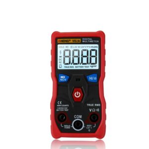ANENG V02A Automatic Intelligent Gear Recognition Electrician NCV Pocket True RMS Digital Multimeter 4000 Counts Display with AC/DC Voltage and Current Measurement