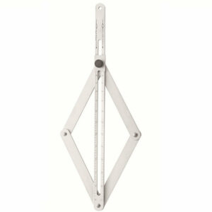 Aluminum Alloy Angle Ruler Multi-function Folding Ruler Four-side Parallel Ruler Multi-angle Ruler