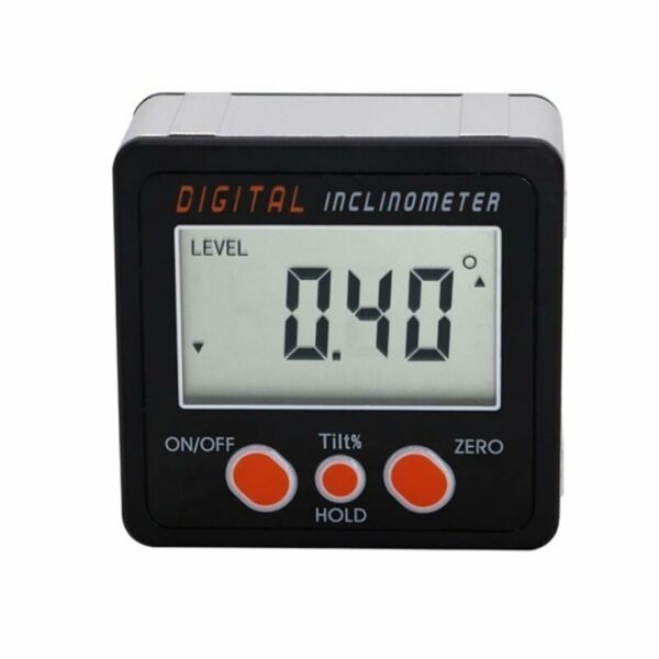 Aluminum Housing Electronic Digital Display Inclinometer Gradient Level Protractor Magnetic Angle Ruler Aluminum Frame Inclination Box