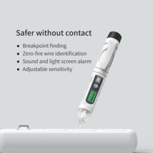 Antuman DUKA EP-1 Non-Contact Voltage Detector Indicator Profession Smart 12V-1000V Socket Wall Electric Power Test Pen Live Wire Breakpoint NCV Continuity Tester With LED Flashlight