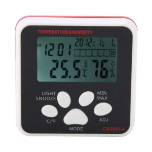 CN2001A LCD Display Digital Thermometer Humidity Meter -50-70 Degree Thermometer