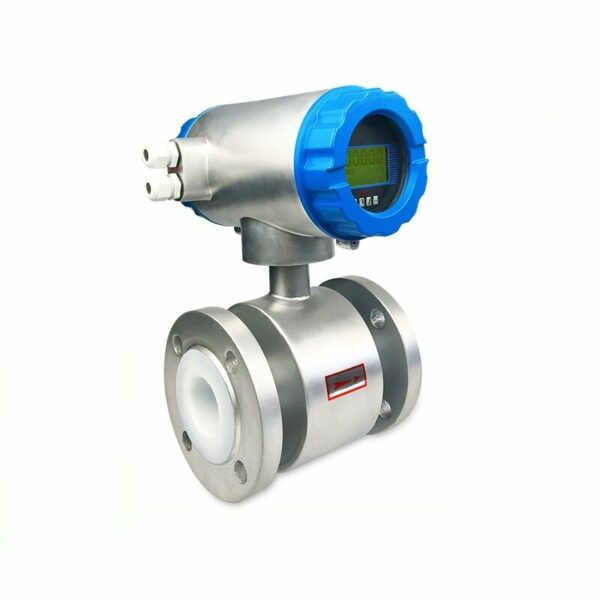 DN25/DN50 Electromagnetic Flowmeter Sensor Seawater Sewage Waste Water Liquid Pulse 4-20mA RS485 Signal Output Flange Digital Display
