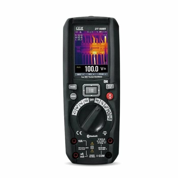 DT-9889 2-In-1 Digital Multimeter Profesional Industrial Infrared Thermal Imager with Bluetooth True RMS CEM Tester