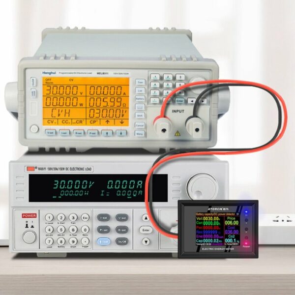 DT24P 300A External Shunt Digital DC Power Supply Voltmeter Ammeter Battery Coulometer Capacity Amp Tester Battery Fuel Meter for App