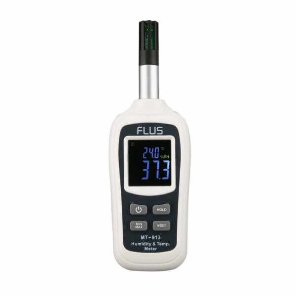 FLUS MT-913 Mini Temperature Humidity Meter Digital LCD Indoor Outdoor Temperature Humidity Meter Thermometer Hygrometer Gauge