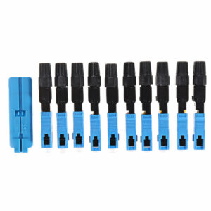 Flip Type 100pcs  SC UPC Optical Fiber Cold Connector Quick Connector Embedded Telecom Level Cold Connector