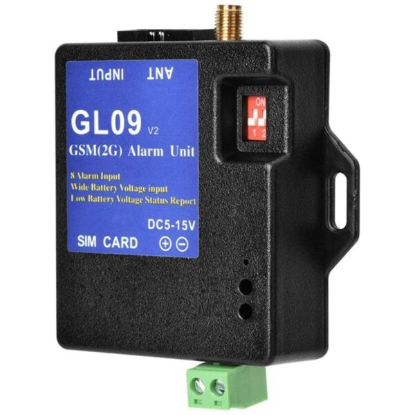 GL09 8 Channel Battery Operated App Control GSM Alarm System SMS Alert