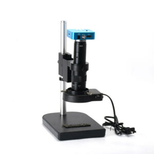 HAYEAR 34MP 2K Industrial Microscope Camera HD USB Outputs 180X C-mount Lens 56 LED Light Big Boom for PCB Repair Soldering