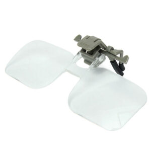 HD Lens Precise Clip On Clear Folding Magnifying Glasses Hands Free Reading Eyeglasseess