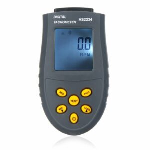 HS2234 Digital Laser Tachometer 2.5-99999rpm LCD RPM Test Small Engine Motor Speed Gauge Non-contact