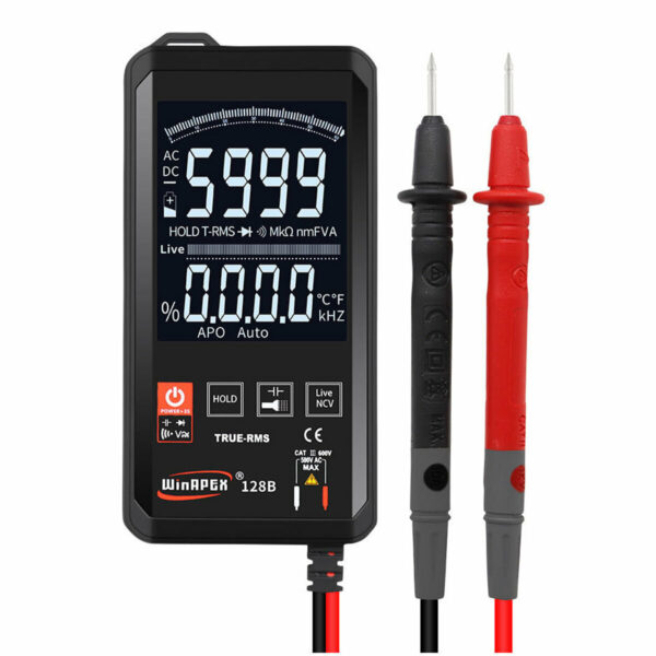 HY128A/B/C Digital Multimeter Touch DC/AC Professional Analog Tester True RMS Multimeter