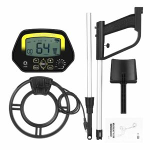High Precision Underground Metal Detector 3.1-inch LCD Metal Locator Treasure-hunting Device Sensitivity Adjustable Notch & DISC Mode Pinpointing Function