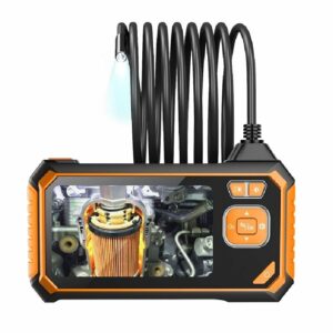 Inskam113-2 Dual-lens 5M Borescope HD 1080P Hard Wire 4.3-inch Large Screen + IP67 Waterproof for Car Sewer Air Conditioner Mechanical Maintenance