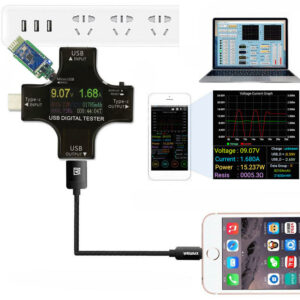 JUWEI Color TFT USB Tester bluetooth Type-C PD Digital Voltmeter Vurrent Meter Ammeter