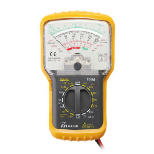 KT7005 Analog Multimeter Built-in Test Leads with Protective Case  Hand-Held Pointer Multimeter AC / DC Voltage DC Current Battery Test