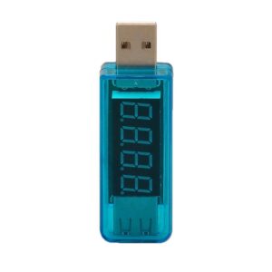 KW-202 Digital Display USB Portable Tension Tester Volt Meterr Battery Tester - Blue