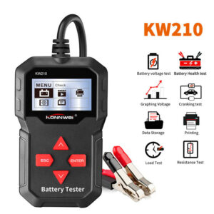 KW210 Digital 12V Battery Load Tester Intelligent Car Auto Analyzer