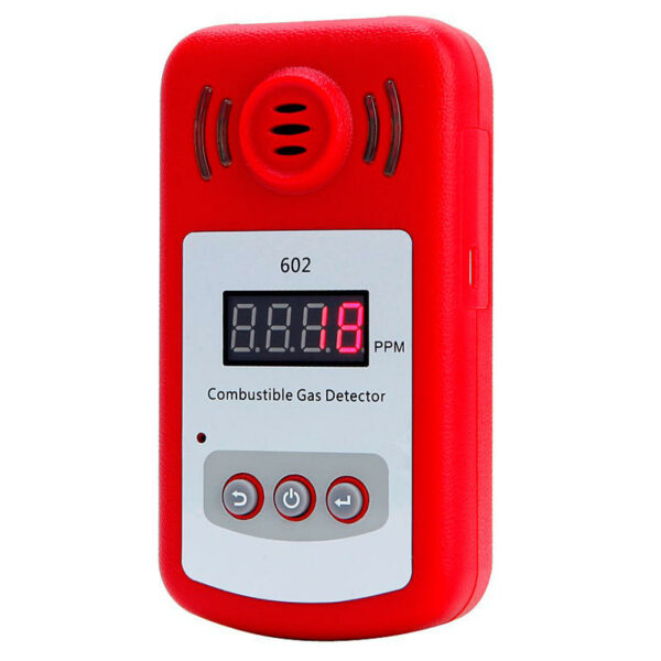 KXL-602 Portable Mini Combustible Gas Detector Analyzer Gas Leak Tester with Sound and Light Alarm