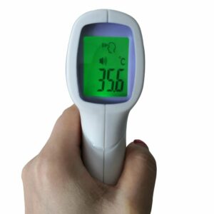LCD Handheld Non-contact Infrared IR Digital Thermometer Forehead Thermometer for Body Temperature Measurement 32~42.5 °C