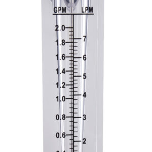 LZM-15 1/2 Inch 0.2-2.0 GPM 1-7 LPM Water Liquid Inline Flow Meter Rotameter