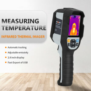 MAKA R03B 2.8inch Infrared Thermal Imaging Camera Automatic Temperature Measurement Digital Thermal Imager 30~45℃ 160x120 IR Image Resolution