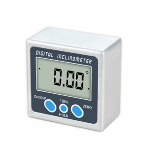 Metal/Plastic Digital Display Inclination Box Grade Level Protractor Magnetic Angle Ruler 4x90° Digital Inclinometer Box