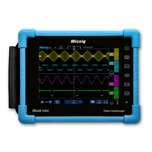 Micsig TO1102 Digital Tablet Oscilloscope 100MHz 2CH 28Mpts Automotive Diagnostic Touchscreen Digital-oscilloscope