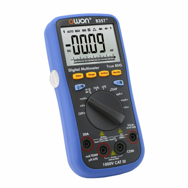 OWON B35T+ True RMS Bluetooth Digital Multimeter Datalogger+Multimeter+Temperature meter 3 in 1 Multi-Connection Offline Record