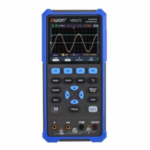 OWON® HDS200 Series 2CH Handheld Oscilloscope 40/70MHz Bandwidth 20000 Counts Multiumeter OSC + DMM + Waveform Generator 3 in 1 Suitable for  Automobile Maintenance and Power Detection