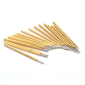 P048-J 100 Pcs/ Pack Spring Test Probe Phosphor Bronze Tube Gold-Plated Electrical Instrument Tool For Testing Circuit Board