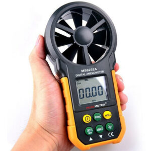 PEAKMETER MS6252A Multifunctional Digital Anemometer Air Volume Tachometer Wind Air Speed Tester