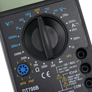 Professional WHDZ DT700B Digital Multimeter AC DC Voltmeter DC Current Resistance Diode Tester Tool