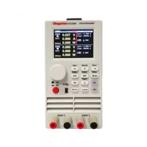 RS232 DCL6204 Communication Double Channel Programmable DC Electronic Load with 150V 20*2A 400W Battery Tester